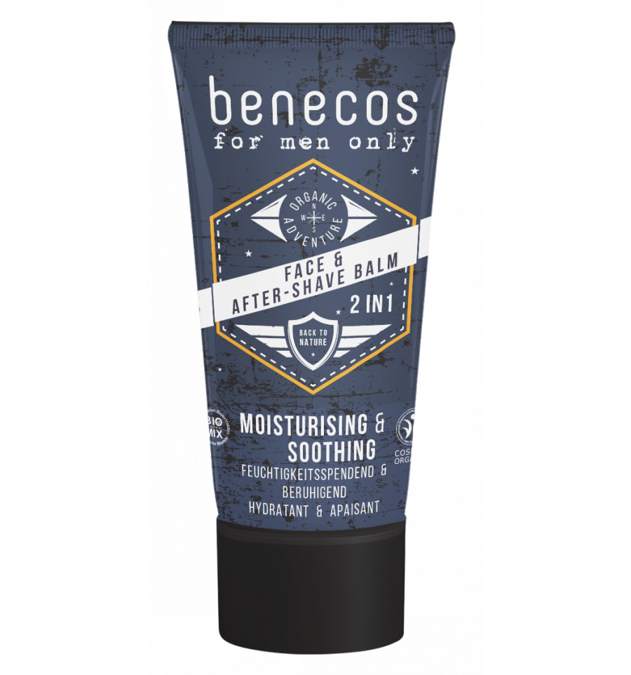 Baume après-rasage hydratant Benecos, 50 ml