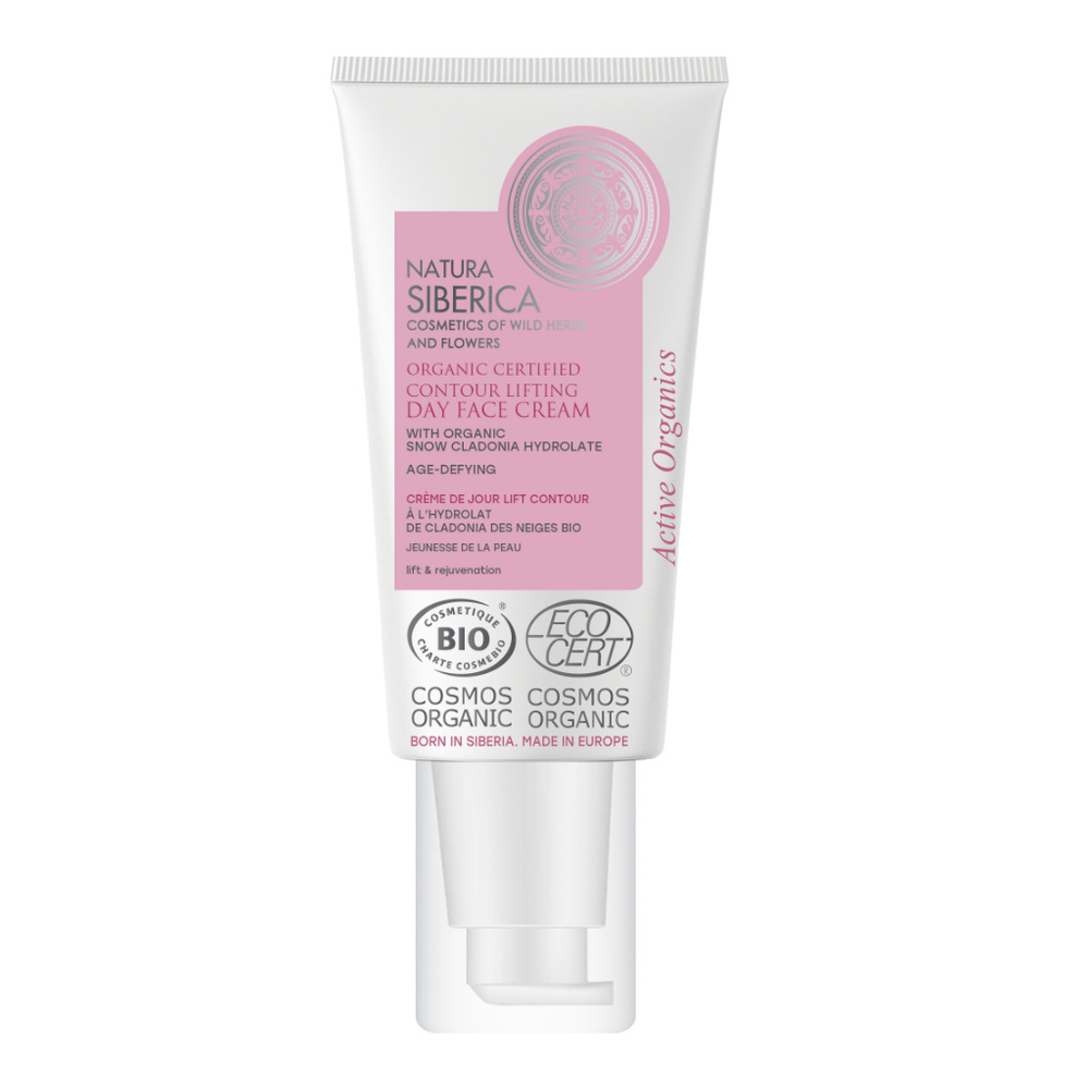 Crème de jour Lift Contour à la cladonia des neiges Natura Siberica, 50 ml