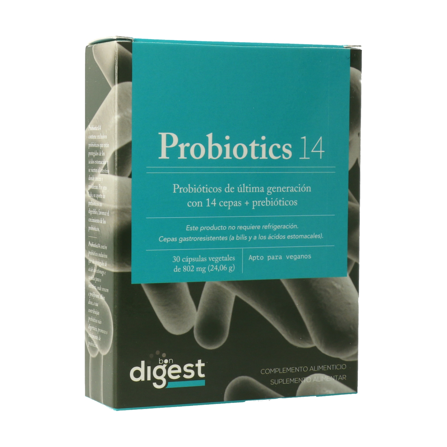 Complément probiotiques et prébiotiques Herbora, 30 gélules